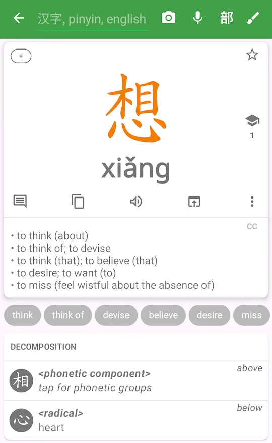 Hanzi Decomposition